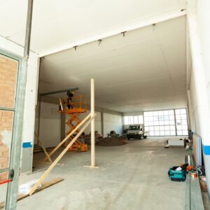 Refurbishment of a large industrial building.